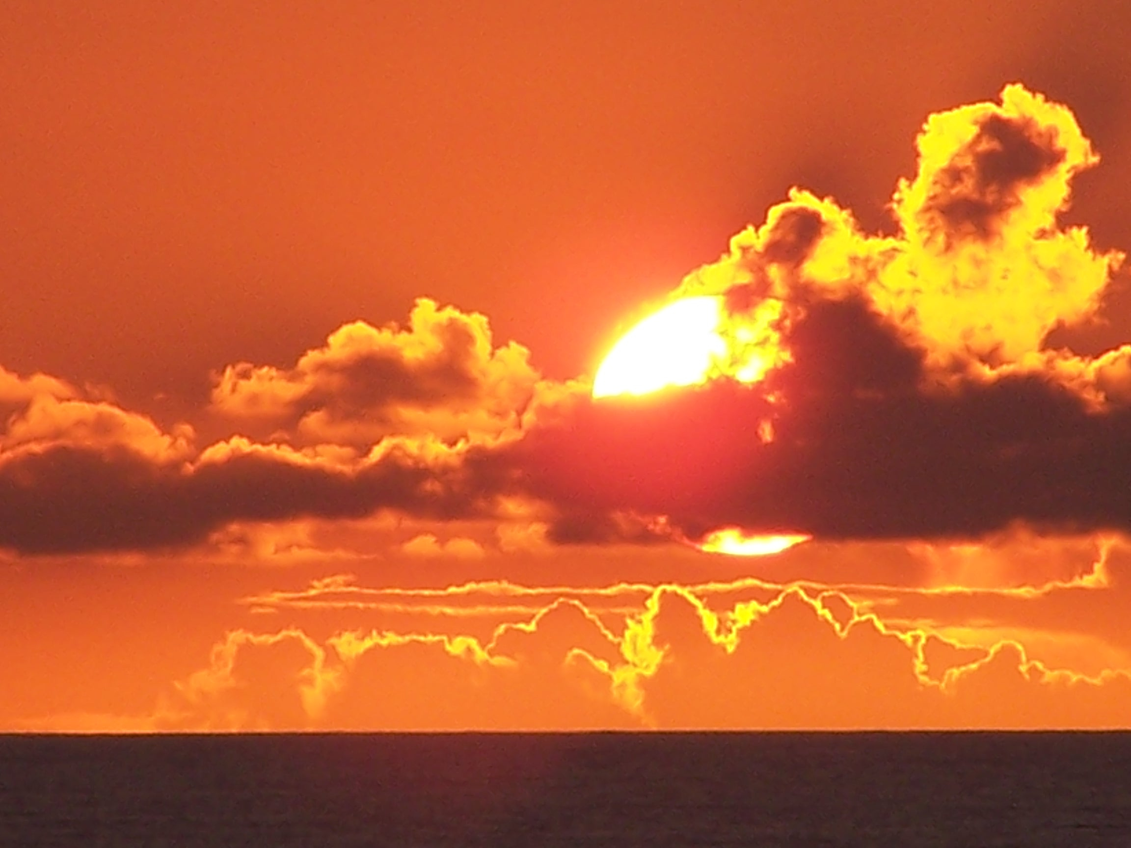 magnificent sunsets at sea